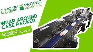 HMPS Wraparound Casepacker - Packing Pouches of Yoghurt