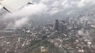 Seattle, Washington - Landing at Seattle Tacoma SEATAC International Airport HD (2017)