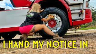 I HAND MY NOTICE IN | it all goes wrong