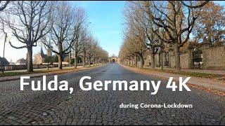 Fulda, Germany 4K Drive - Lockdown/Sunday