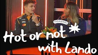 HOT OR NOT W/ LANDO NORRIS: Las Vegas GP | Tasia Jewel Johnson