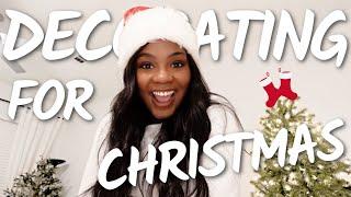 Decorating for Christmas, Working at SKIMS, Creating My Vlogmas Intro | VLOGMAS DAY 1