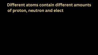 Structure of Atom