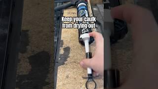 This handy tool prevents your caulk from drying out #tools #housepainting #carpentry