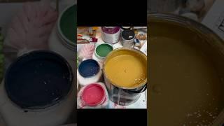 How to paint with WEIRD tools! #shorts #paintingshorts