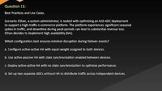 A10 Networks Exams  A10 Certified Professional System Administration 4   A10 Certified Professional