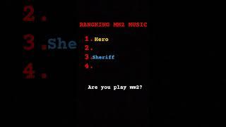 RANGKING MM2 SONG|#roblox #mm2 #hero #innocent #murdermystery2