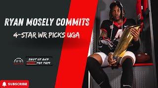 Georgia Adds WR, Ryan Mosely - What He Brings to Bulldogs