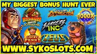 INSANE BONUS HUNT 43 ONLINE SLOT BONUSES