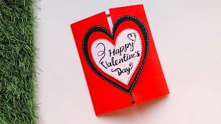 Beautiful Handmade Valentine's Day Card Ideas/Diy Card For Valentine’s Day​⁠​⁠@ArtCraftByTulsi