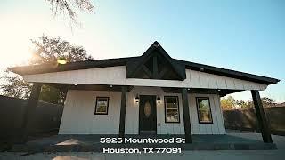 5905 Mountwood St Houston Tx 77091  For Sale 4 bedroom 2 bath.