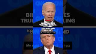 Biden to Trump: 'My son was not a loser, he was not a sucker'