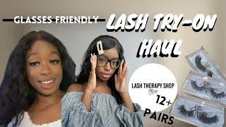 AFFORDABLE LASH TRY-ON HAUL |12+ pairs