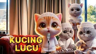 ANIMASI KUCING MAIN ALAT MUSIK DAN NYANYI SYAIR RAHMATAN LIL'ALAMEEN  | Terbaru 2024 | Si Rimbil