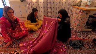 Sewing local clothes: village life of Iran 2023