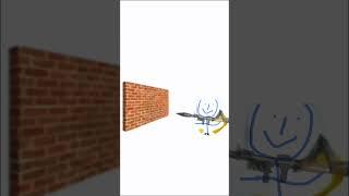 Time to break down the walls #stickmanmeme #stickman #bang #explosion #funny #brickwall #howtodemo