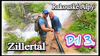 Rakousko - Zillertal, Den třetí, cesta vodopádů a svišť konečně i živý  #zillertal #hintertux