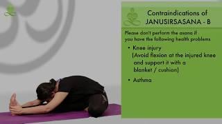 How to perform Janusirsasana - B (Head - to - Knee B Pose) in Yoga