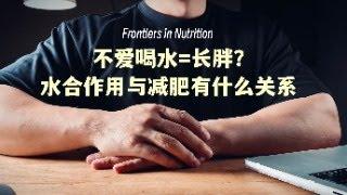 增加水合作用可能与减肥有关｜ hydration ｜weight loss