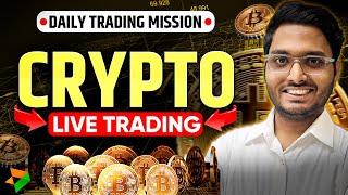 Live Crypto and Gold Scalping Trading | 9 April -Delta Exchange #goldtrading #cryptotrading #bitcoin