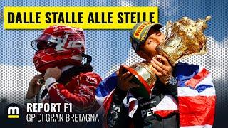 BRILLA la stella MERCEDES mentre la FERRARI ZOPPICA - Report F1 GP di Gran Bretagna