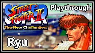 Super Street Fighter II: The New Challengers (SNES) - Playthrough | Ryu