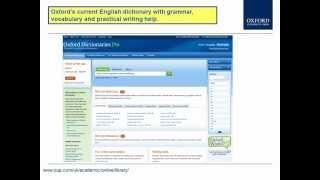 UK library access to Oxford University Press online resources: 2012