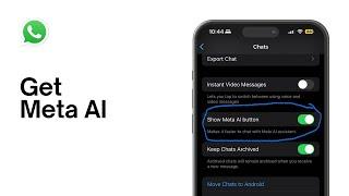 How To Get Meta Ai On WhatsApp iPhone iOS 2024 - FULL GUIDE