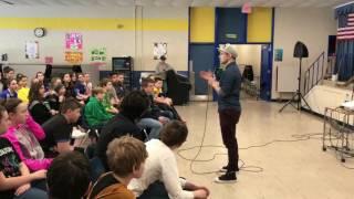 Anti-bullying speaker Josh Drean at Granby Jr/Sr High School