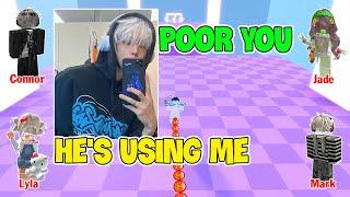 TEXT To Speech Emoji Groupchat Conversations | I Feel Like He Is Using Me For My Robux