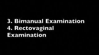 Bimanual and Rectovaginal Examination