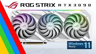 Placa de Video Asus ROG Strix RTX 3090 24GB White Edition