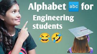 Engineering based new A - Z Alphabet for engineering students by Dolly Kant #Engineeringalphabet