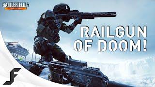 Rail Gun of DOOM! BF4 Final Stand Gameplay