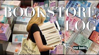 BOOKSTORE VLOG  neue Bücher shoppen in einem XXL Buchladen  + book haul !!!!