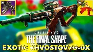 How to get EXOTIC KHVOSTOV 7G-0X in Destiny 2 (Full Guide)