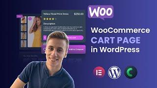 Woocommerce Cart Page Customization Tutorial With Elementor