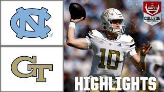 Georgia Tech Yellowjackets vs. North Carolina Tar Heels | Full Highlights | ESPN College Football