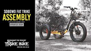 Sobowo Trike Bike Fat Tricycle – Ultimate Off-Road Fat Tire Trike for Adventure and Fun!