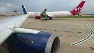 Super Strong Takeoff into the Rain! | Delta 767-300ER | Atlanta ATL