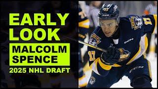 MALCOLM SPENCE HIGHLIGHTS | 2025 NHL Draft