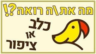 רק 1% יכולים לראות את שתי התמונות המסתתרות בציורים ! - אשליה מטורפת !