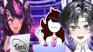 Ironmouse Asks Jaiden Animations Some Hard Questions Iromouse speak of the devil Reaction