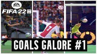 FIFA 22 GOALS GALORE #1 - GOALS COMPILATIONS ️ CHAMPIONS LEAGUE ️EUROPA LEAGUE ️EUROPEAN FOOTBALL