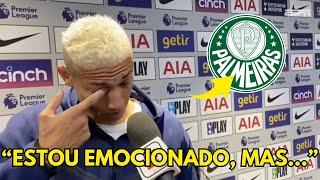 CHAPÉU NO VASCO! OLHA OQUE O RICHARLISON FALOU APÓS ACERTO COM O PALMEIRAS! NOTICIAS DO PALMEIRAS