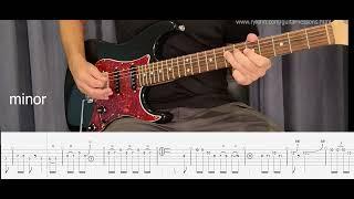 Major to Minor Lead Guitar Etude