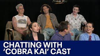 ‘Cobra Kai’ Cast Reveal First Impressions Of Each Other + Who Would Survive On An Island! (2024)