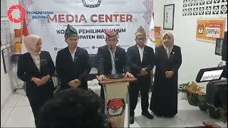 Pasangan ke 4 Ronny Setiawan dan Siti Maghfiroh Daftar ke KPU Belitung