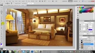 Photoshop. Урок 3. Постобработка интерьера.