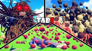 EL MONSTRUO DE SERPIENTES Y LA LLUVIA DE TOMATES | TOTALLY ACCURATE BATTLE SIMULATOR